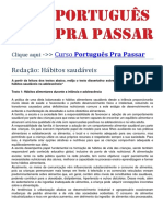 Redação - Hábitos Saudáveis PDF