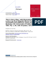 Canadian Philosophical Review Volume 24 Issue 04 1985 Van de Pitte, Margaret - This Is Not A Pipe, With Illustrations and Letters by René Magri