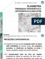 Aula 05 TOPOGRAFIA Coordenadas Locais e UTM