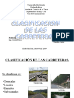 Clasificación de Carreteras de Venezuela