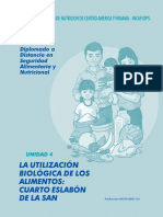 Diplomado SAN - Unidad 4 La Utilizacion Biologica de Los Alimentos Cuarto Eslabon de La SAN