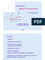 Difracción de Rayos X