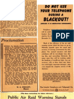 Blackout News Clippings (1942)