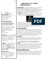 Welcome To 6 Grade Mathematics!: Mrs. Christine Jackson RM 604 Mr. Andres Fils-Aime RM 815