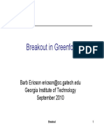 Breakout in Greenfoot: Barb Ericson Ericson@cc - Gatech.edu Georgia Institute of Technology September 2010