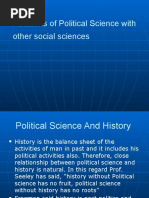 Relations of Political Science With Other Social Sciences