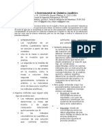 Medidas e Instrumental en Quimica Analitica