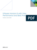 Vmware Horizon View Best Practices Performance Study