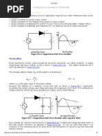 Half Wave Rectifiers With Resistive and Inductive Load