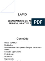 Lapid - Levantamento de Aspectos, Perigos, Impactos e Danos