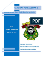 Sasaran Audit, Bukti Audit Dan Kertas Kerja