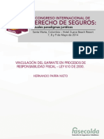 Vinculación Del Garante en Procesos de Responsabilidad Fiscal