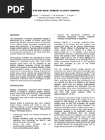 Going The Distance: Primary Sludge Pumping