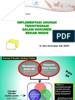 Implementasi Asuhan Terintegrasi Dalam Dokumen Rekam Medis