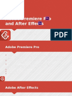 After Effects and Premiere Pro