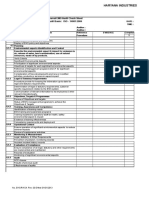 Sample EHS Audit Check Sheet