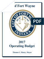 2017 Fort Wayne Budget