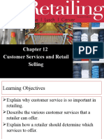 Customer Services and Retail Selling