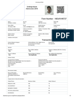 Form Number: 16DU5165727: Undergraduate Admissions 2016