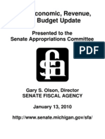 State Economic, Revenue, and Budget Update: Presented To The Senate Appropriations Committee