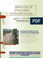 Calibracion de Estaciones Hidrometricas