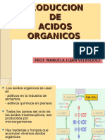 PRODUCCION de Acidos Organicos