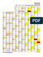 2017 Calendar Landscape