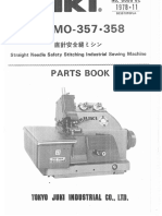 Overlock Juki 357 Publication