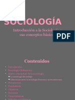 SOCIOLOGÍA