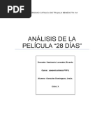 Análisis de La Película 28 Días