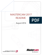 Mastercam2017 Update1 ReadMe