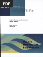 Ballina Accropode Breakwater Flume Testing - Report Mhl795 - 00.03.1997 - Manly Hydraulics Lab - Dept of