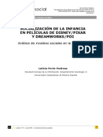 Socialización de La Infancia en Películas de Disney-Pixar y Dreamworks-PDI PDF