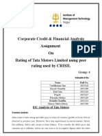 Credit Rating of Tata Motors