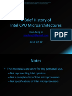 History Intel CPU