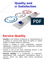 Service Quality & Customer Satisfaction