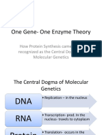 One Gene - One Enzyme Theory 2016 EHSS