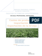 Exportacion de Arveja