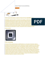 RFID Based Attendance System Project Circuit and Working