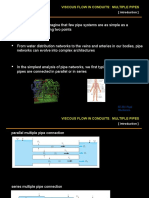 Lecture 9 Viscous Flow in Conduits Multiple Pipes
