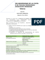 Taller I-Auditoria Ambiental