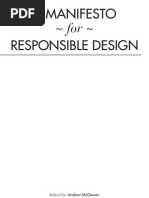 A Manifesto For Responsible Design