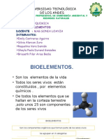 BIOELEMENTOS Grupo 3