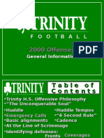 Spread Offense Trinity HS Andrew Coverdale