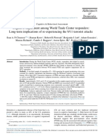 Cognitive Impairment Among World Trade Center Responders: Long-Term Implications of Re-Experiencing The 9/11 Terrorist Attacks