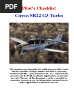 SR22 G3 Turbo Checklist