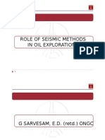 Role of Seismic Methods in Oil Exploration