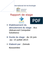 Rapport de Stage Microsoft Exchange