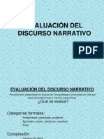 Clase 10 Discurso Narrativo Evaluacion Edna PDF