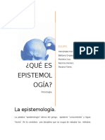 La Epistemología